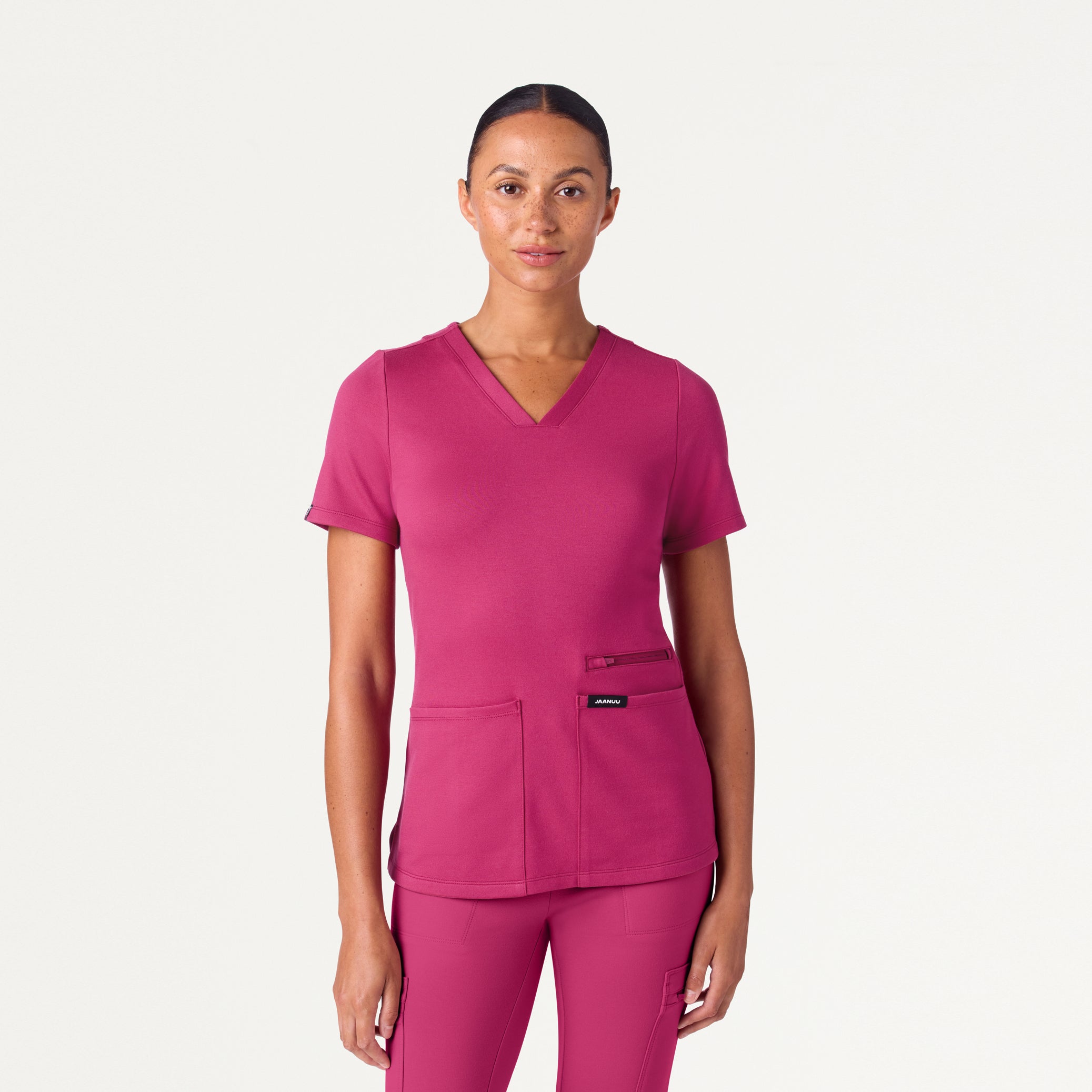 The 14-Pocket UltraSOFT™ Scrub Set - Wild Berry