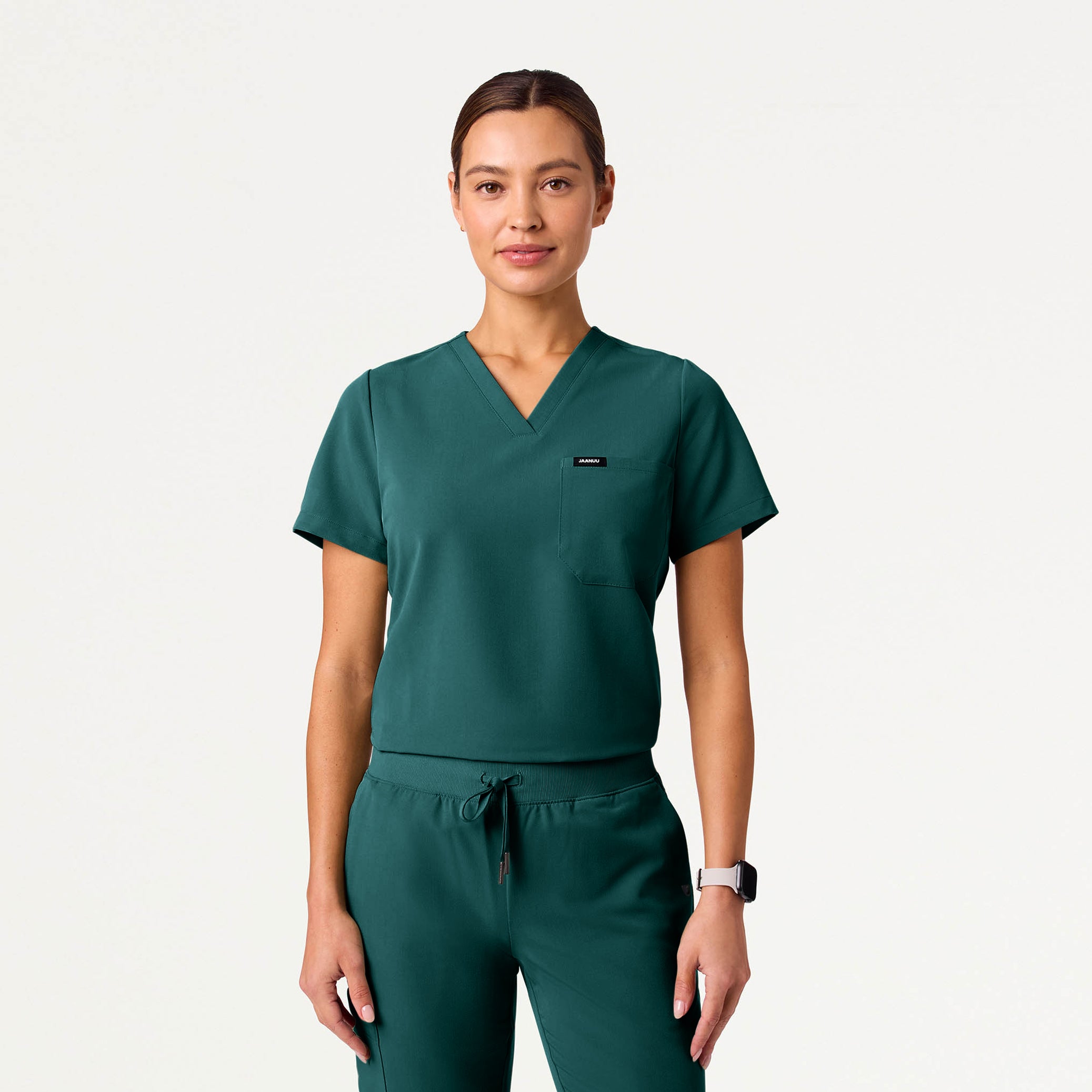 The Slim Scrub Set - Midnight Green